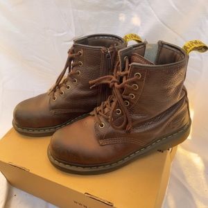Dr. Marten steel toe work boots